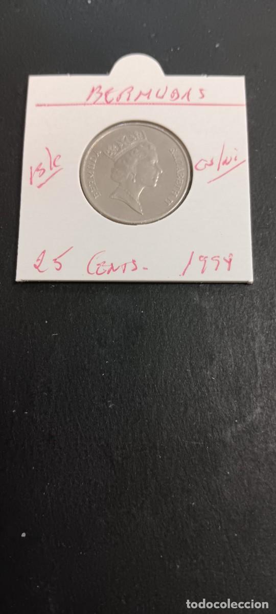 Monedas antiguas de Am&eacute;rica: BERMUDAS 25 CENTIMOS 1994 BC KM=47 (CUPRONIQUEL)