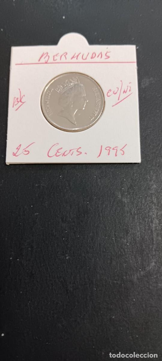 Monedas antiguas de Am&eacute;rica: BERMUDAS 25 CENTIMOS 1995 BC KM=47 (CUPRONIQUEL)