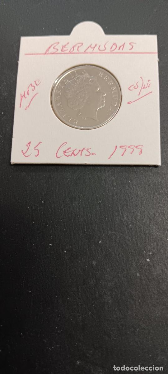 Monedas antiguas de Am&eacute;rica: BERMUDAS 25 CENTIMOS 1999 BC KM=110 (CUPRONIQUEL)