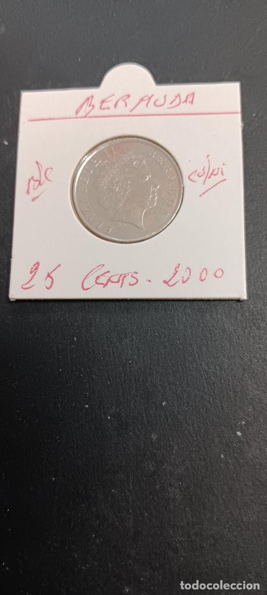 Monedas antiguas de Am&eacute;rica: BERMUDAS 25 CENTIMOS 2000 BC KM=110 (CUPRONIQUEL)