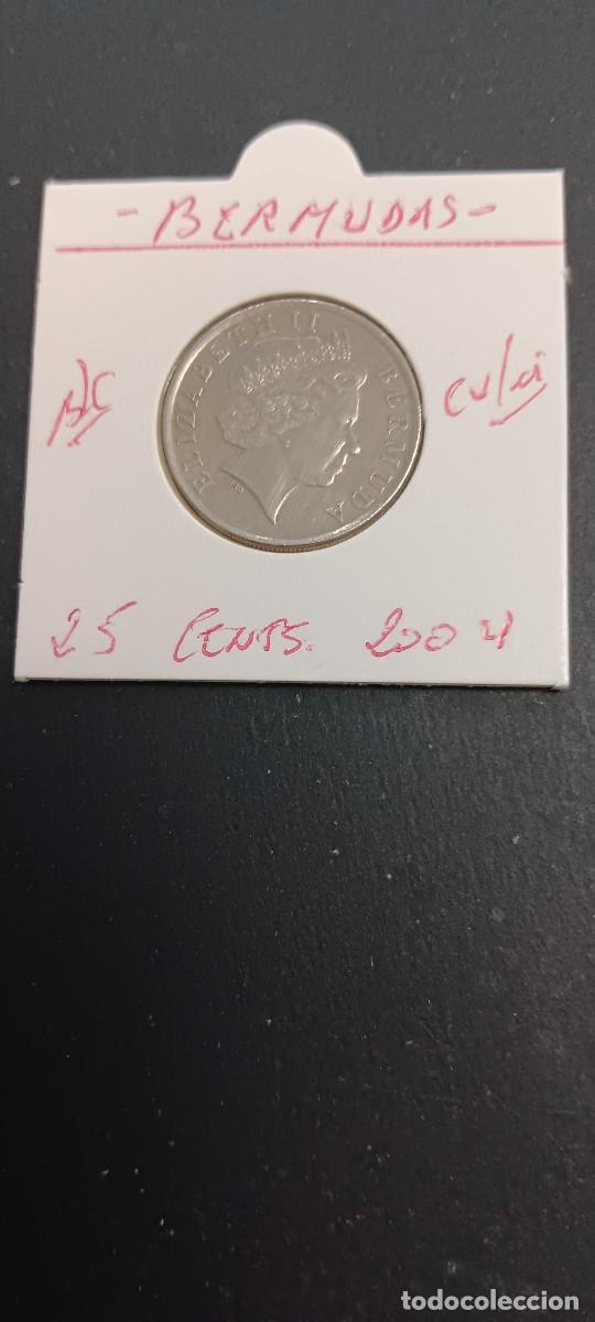 Monedas antiguas de Am&eacute;rica: BERMUDAS 25 CENTIMOS 2004 BC KM=110 (CUPRONIQUEL)
