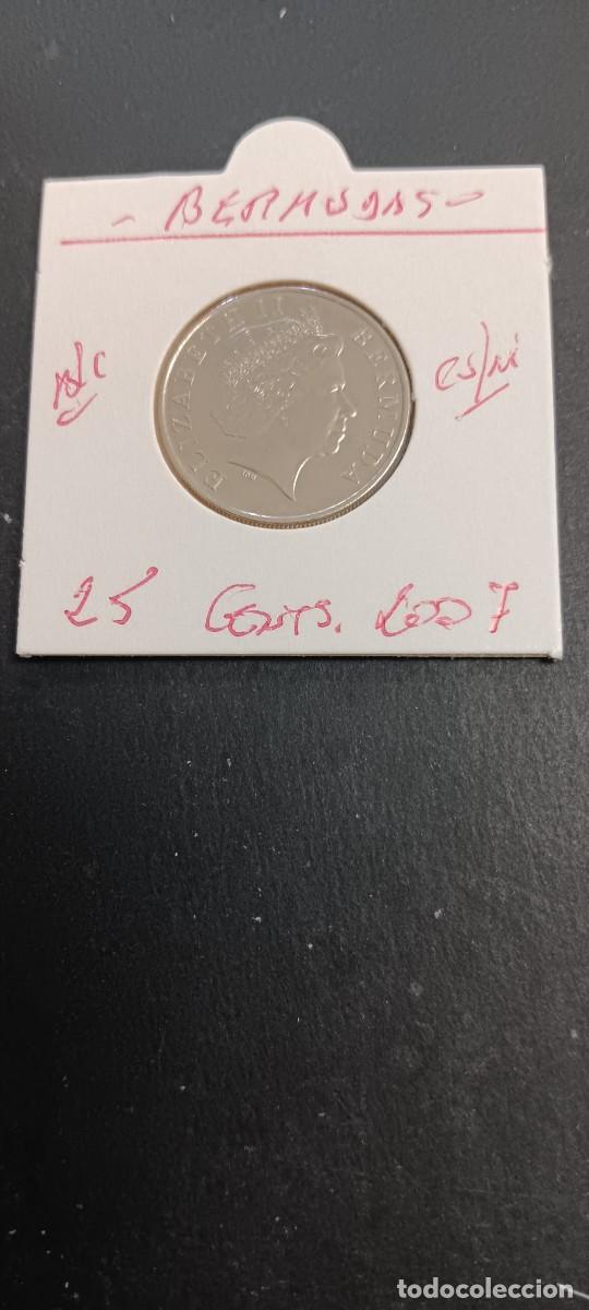 Monedas antiguas de Am&eacute;rica: BERMUDAS 25 CENTIMOS 2007 BC KM=110 (CUPRONIQUEL)