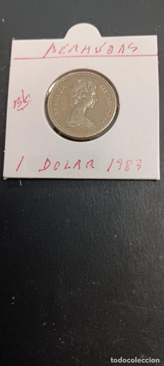 Monedas antiguas de Am&eacute;rica: BERMUDAS 1 DOLAR 1983 BC KM=30 (NIQUEL-LAT&Oacute;N)