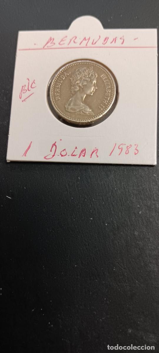 Monedas antiguas de Am&eacute;rica: BERMUDAS 1 DOLAR 1983 BC KM=30 (NIQUEL-LAT&Oacute;N)