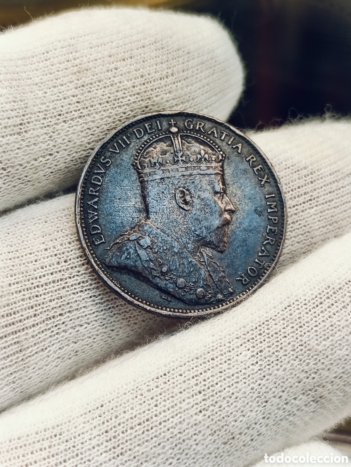 Monedas antiguas de Am&eacute;rica: TERRANOVA . 1 CENTAVO . EDUARDO VII .A&Ntilde;O 1909