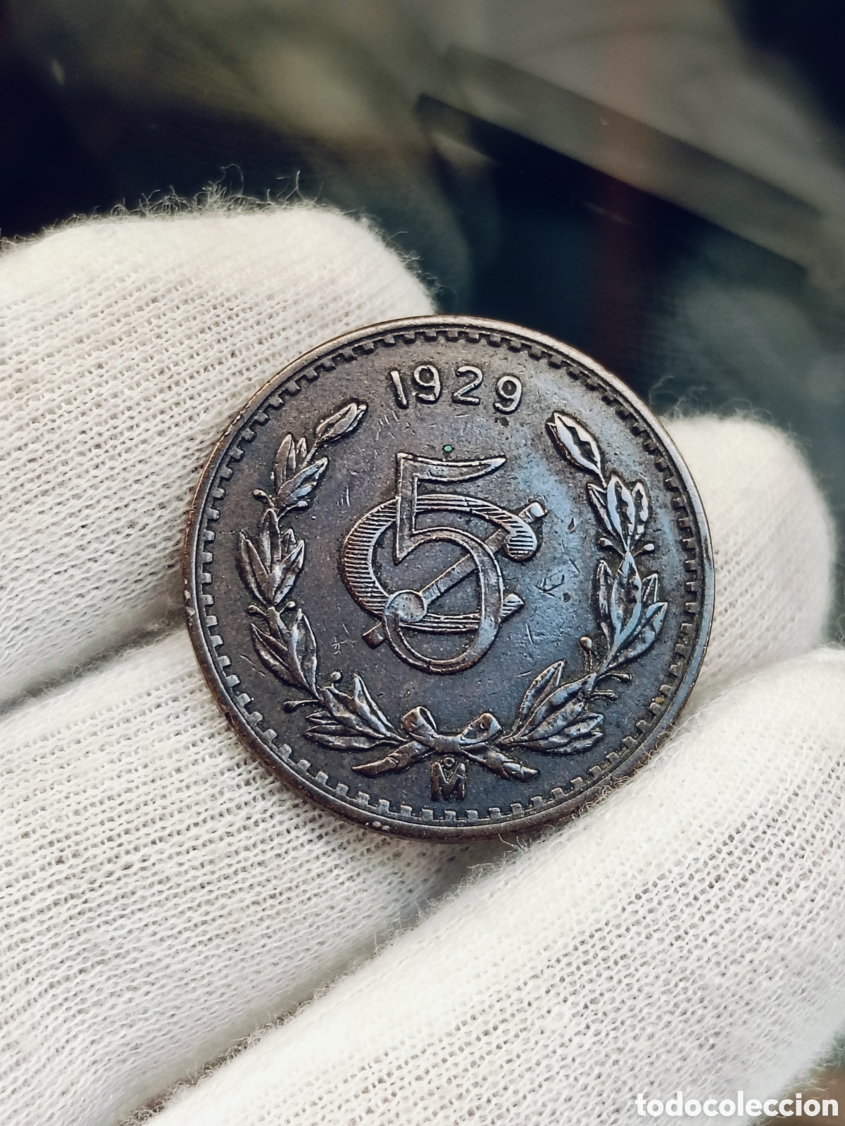 Monedas antiguas de Am&eacute;rica: MEXICO . 5 CENTAVOS . A&Ntilde;O 1929