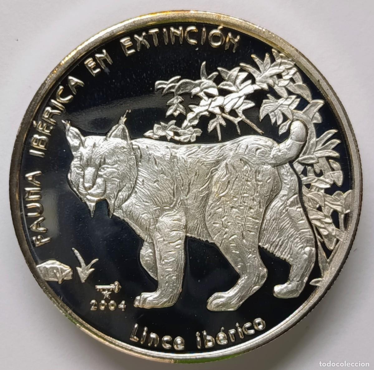 Monedas antiguas de Am&eacute;rica: CUBA. SERIE DE 3 MONEDAS DE 10 PESOS (2), &ldquo;FAUNA IB&Eacute;RICA EN EXTINCI&Oacute;N&rdquo;. 2004. PLATA ,999. RAR&Iacute;SIMAS