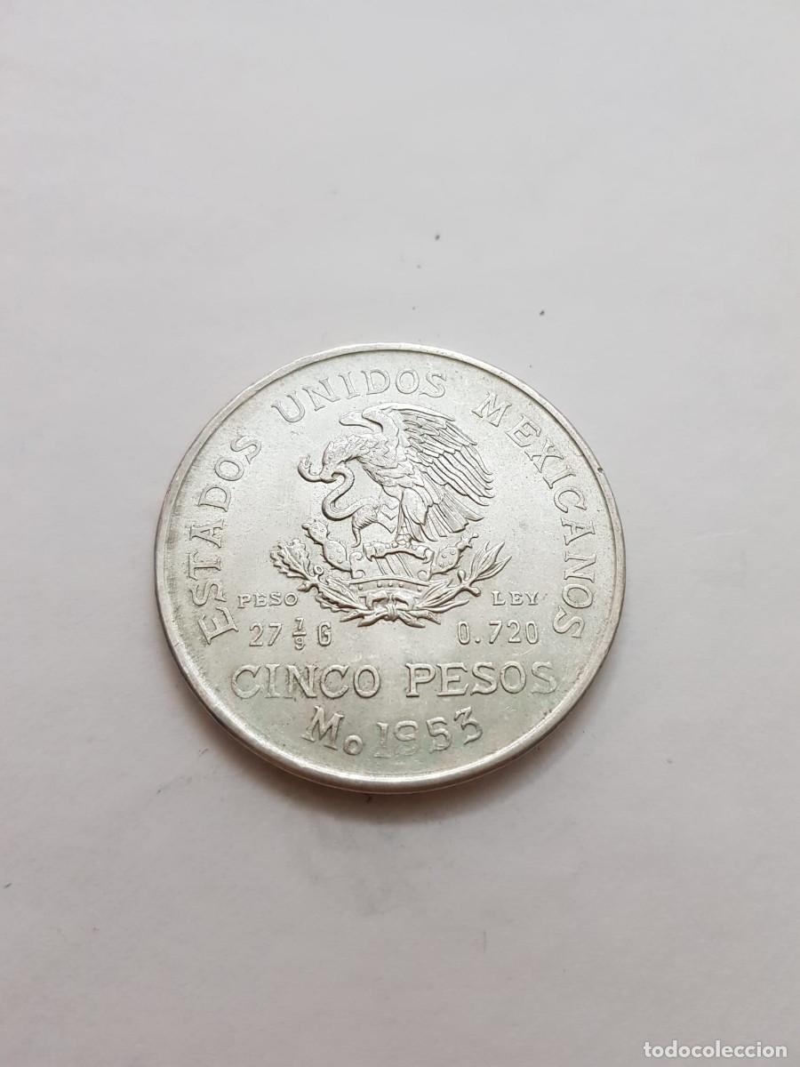Monedas antiguas de Am&eacute;rica: MEXICO- 5 PESOS-1953