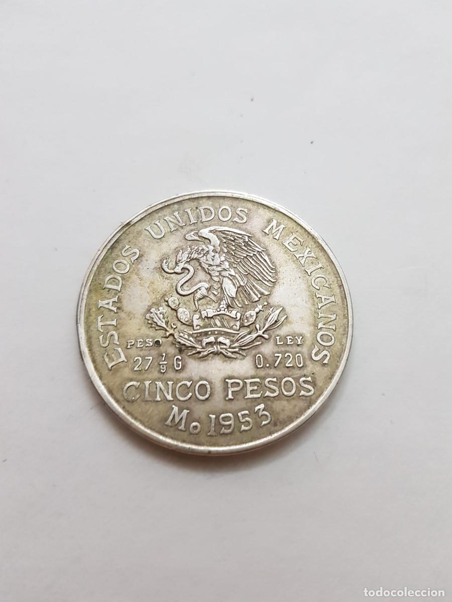 Monedas antiguas de Am&eacute;rica: MEXICO- 5 PESOS-1953