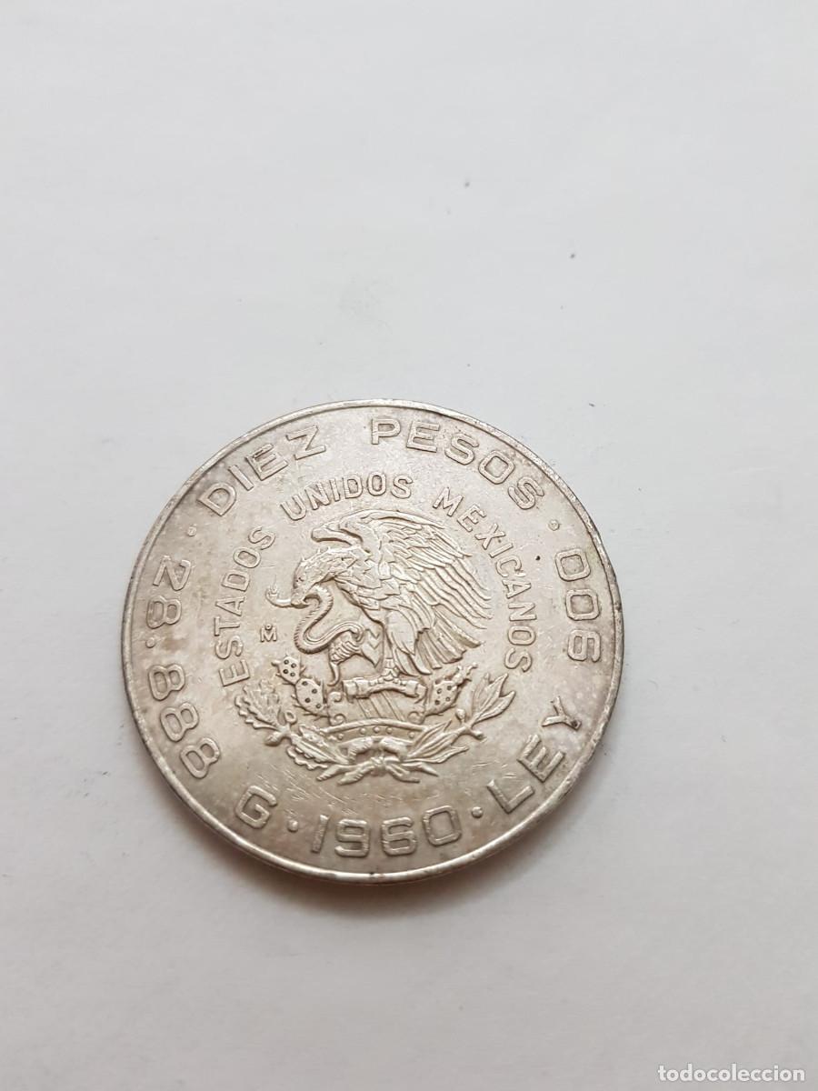 Monedas antiguas de Am&eacute;rica: MEXICO- 10 PESOS-1960