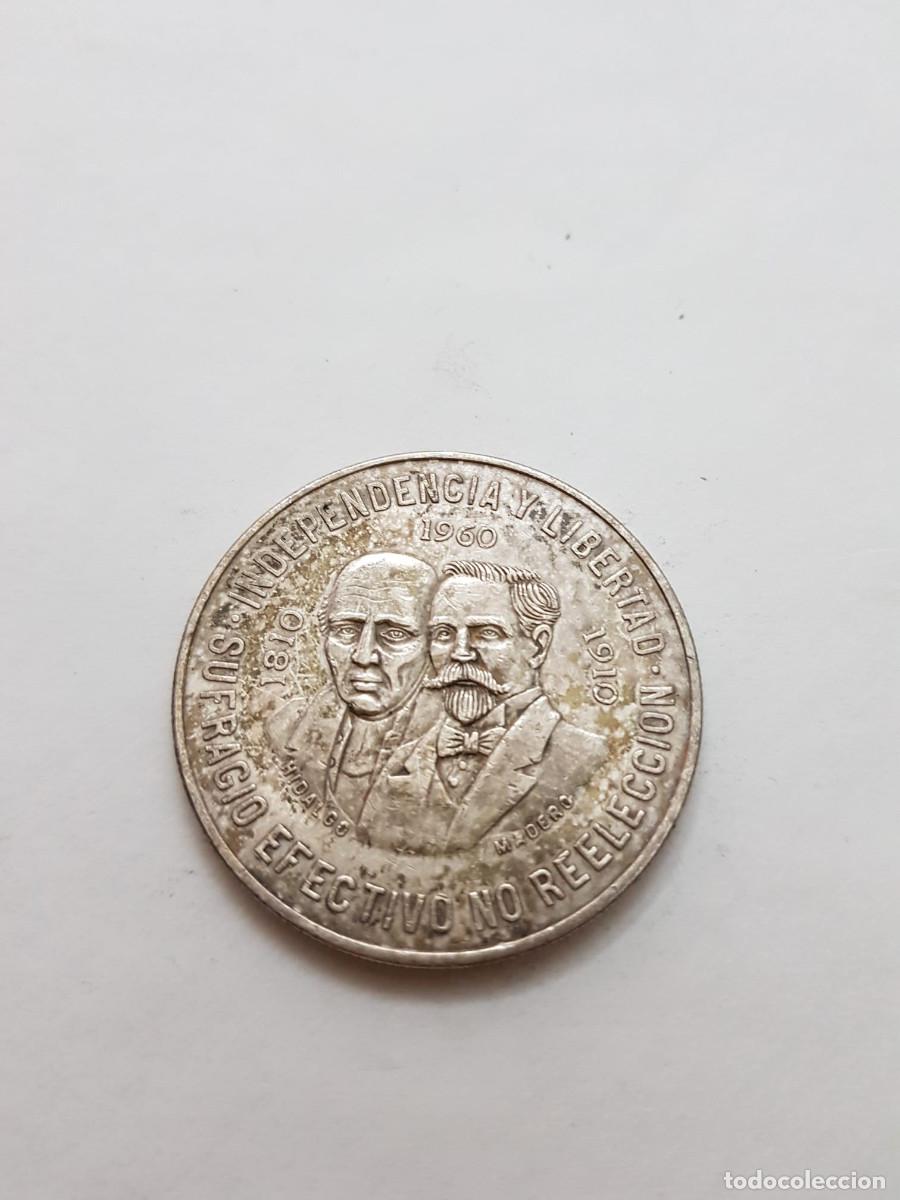 Monedas antiguas de Am&eacute;rica: MEXICO- 10 PESOS-1960 - Foto 2