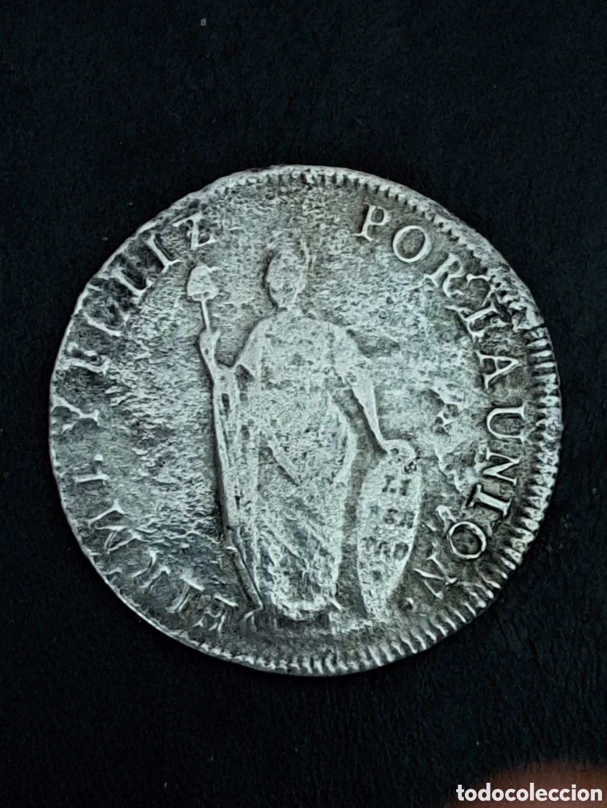 Monedas antiguas de Am&eacute;rica: 8 reales en plata de Per&uacute; a&ntilde;o 1829 acu&ntilde;ada en Lima