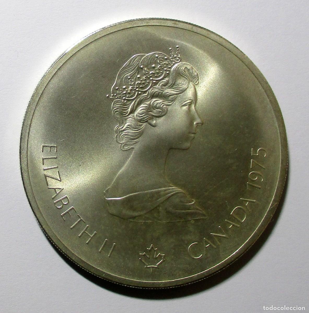 Monedas antiguas de Am&eacute;rica: CANADA, 1976. MONEDA DE 10 DOLARES CONMEMORATIVA DE LAS OLIMPIADAS DE MONTREAL, EN PLATA. LOTE 5728