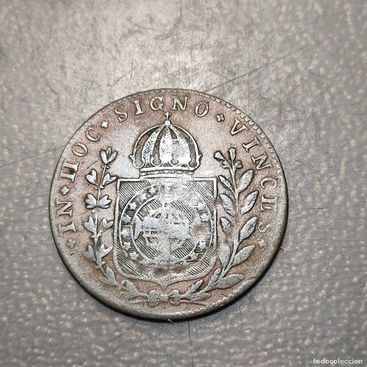 Monedas antiguas de Am&eacute;rica: BRASIL BRAZIL 20 REIS 1827 R MBC