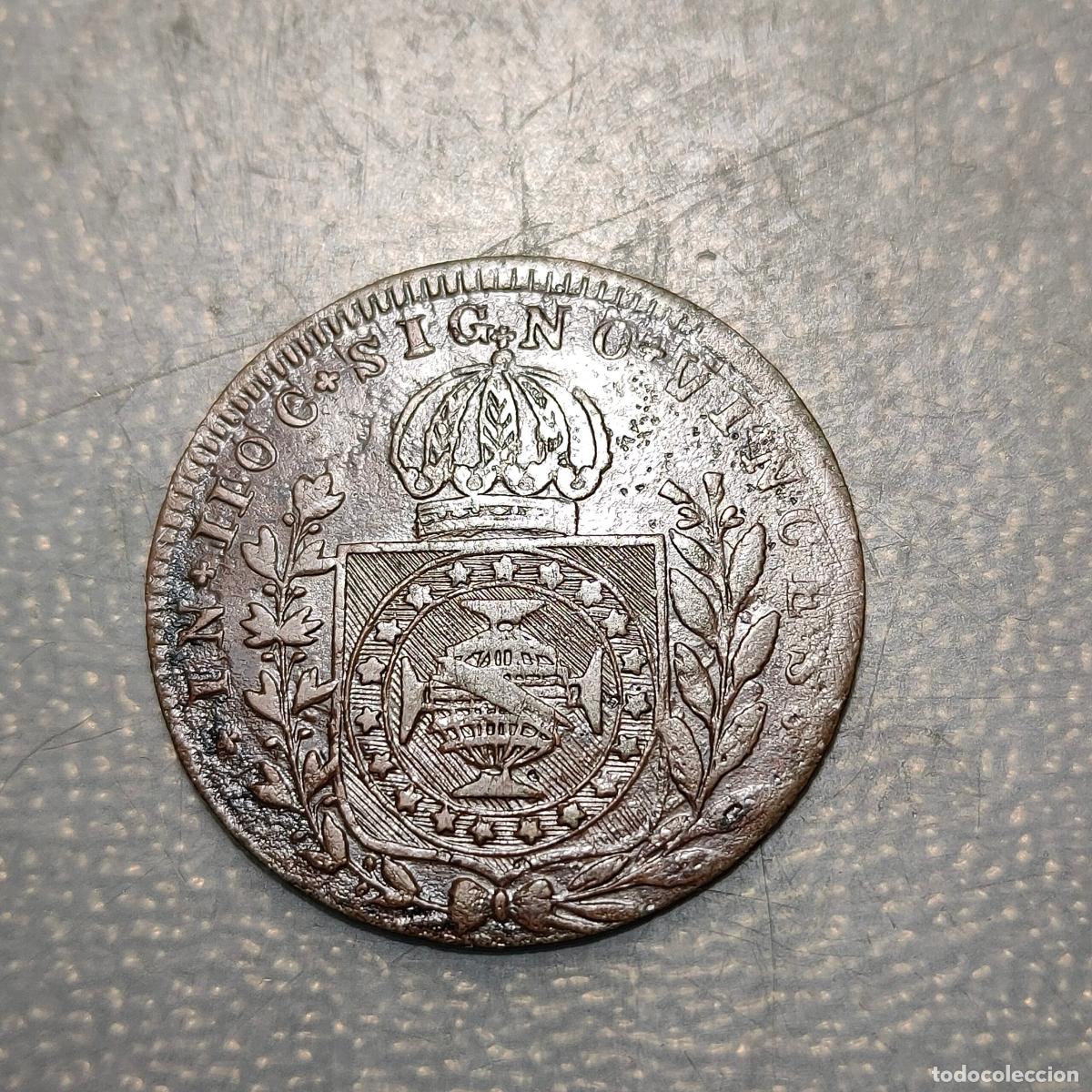 Monedas antiguas de Am&eacute;rica: BRASIL BRAZIL 20 REIS 1825 R MBC+/EBC