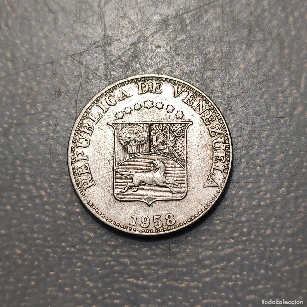 Monedas antiguas de Am&eacute;rica: VENEZUELA 12 1/2 CENTIMOS 1958 MBC+