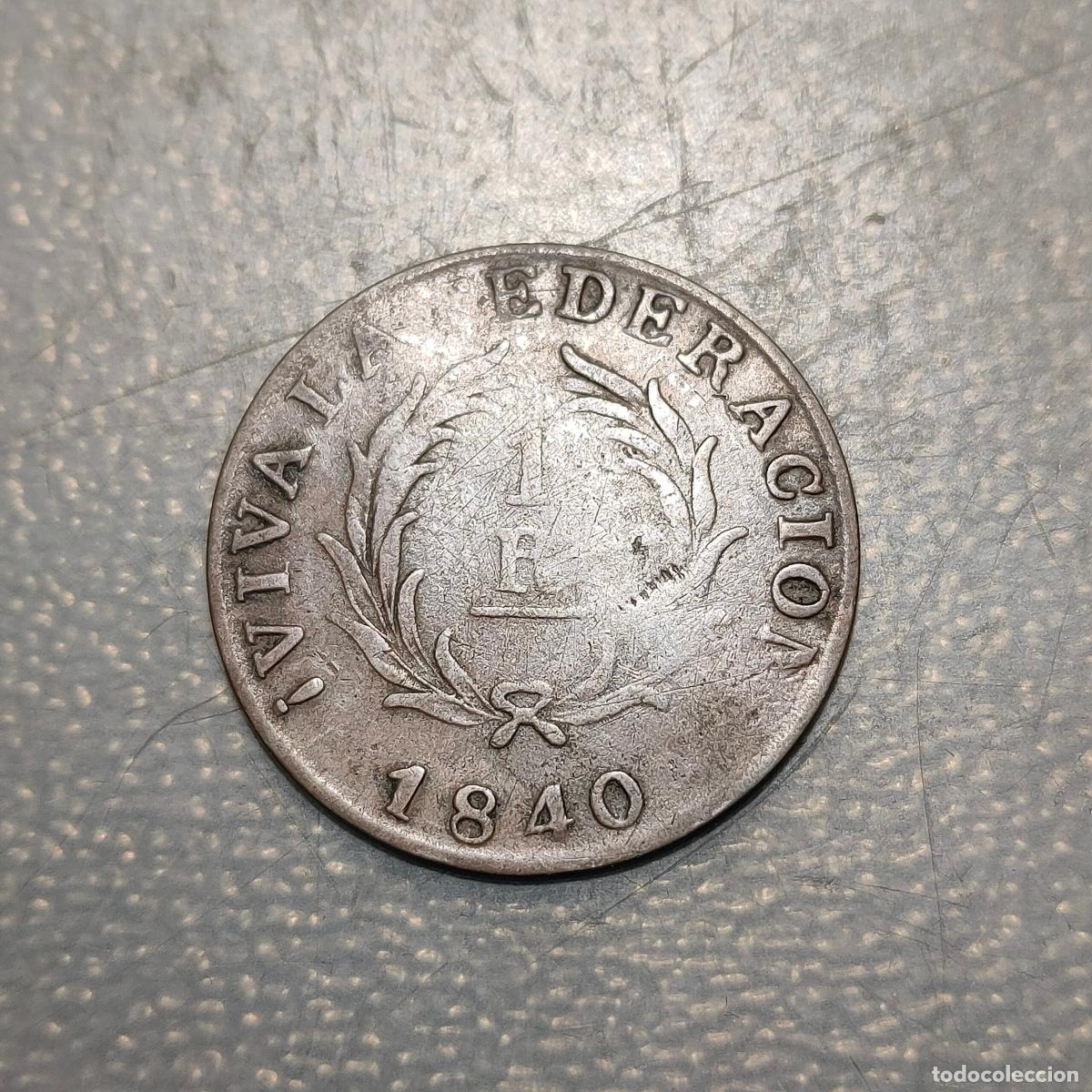 Monedas antiguas de Am&eacute;rica: ARGENTINA BUENOS AIRES 1 REAL 1840 MBC