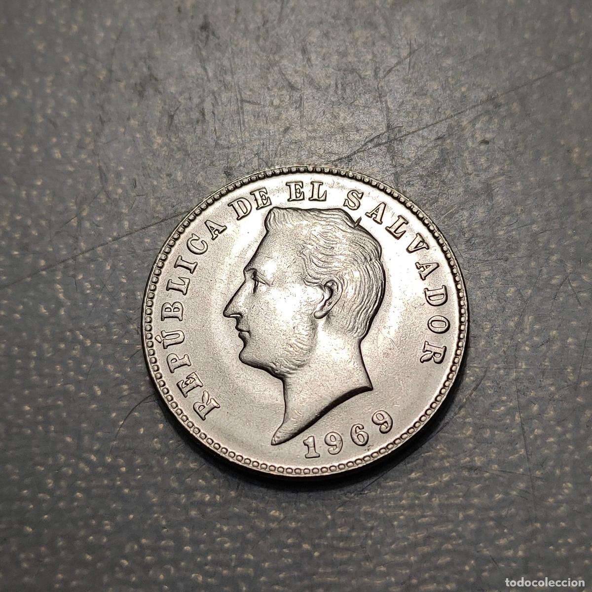 Monedas antiguas de Am&eacute;rica: SALVADOR 10 CENTAVOS 1969
