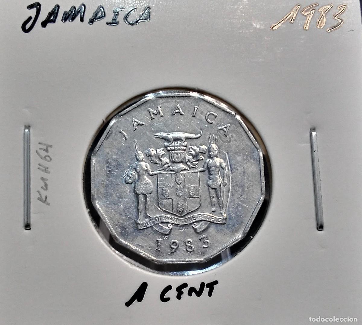 Monedas antiguas de Am&eacute;rica: JAMAICA 1 CENTAVO / CENT 1983 KM#64 MBC+.