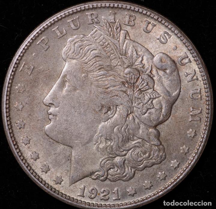 Monedas antiguas de Am&eacute;rica: ESTADOS UNIDOS 1 DOLAR MORGAN 1921