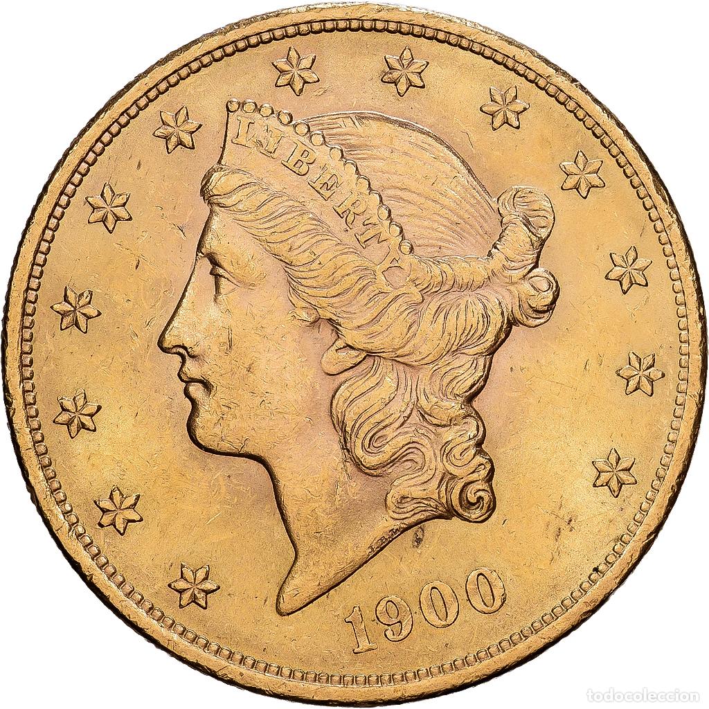 Monedas antiguas de Am&eacute;rica: [#1540056] Estados Unidos, $20, Double Eagle, Liberty Head, 1900, Philadelphia, Oro, MBC+
