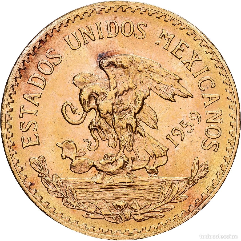 Monedas antiguas de Am&eacute;rica: [#1540072] M&eacute;xico, 20 Pesos, 1959, Mexico City, Oro, EBC, KM:478