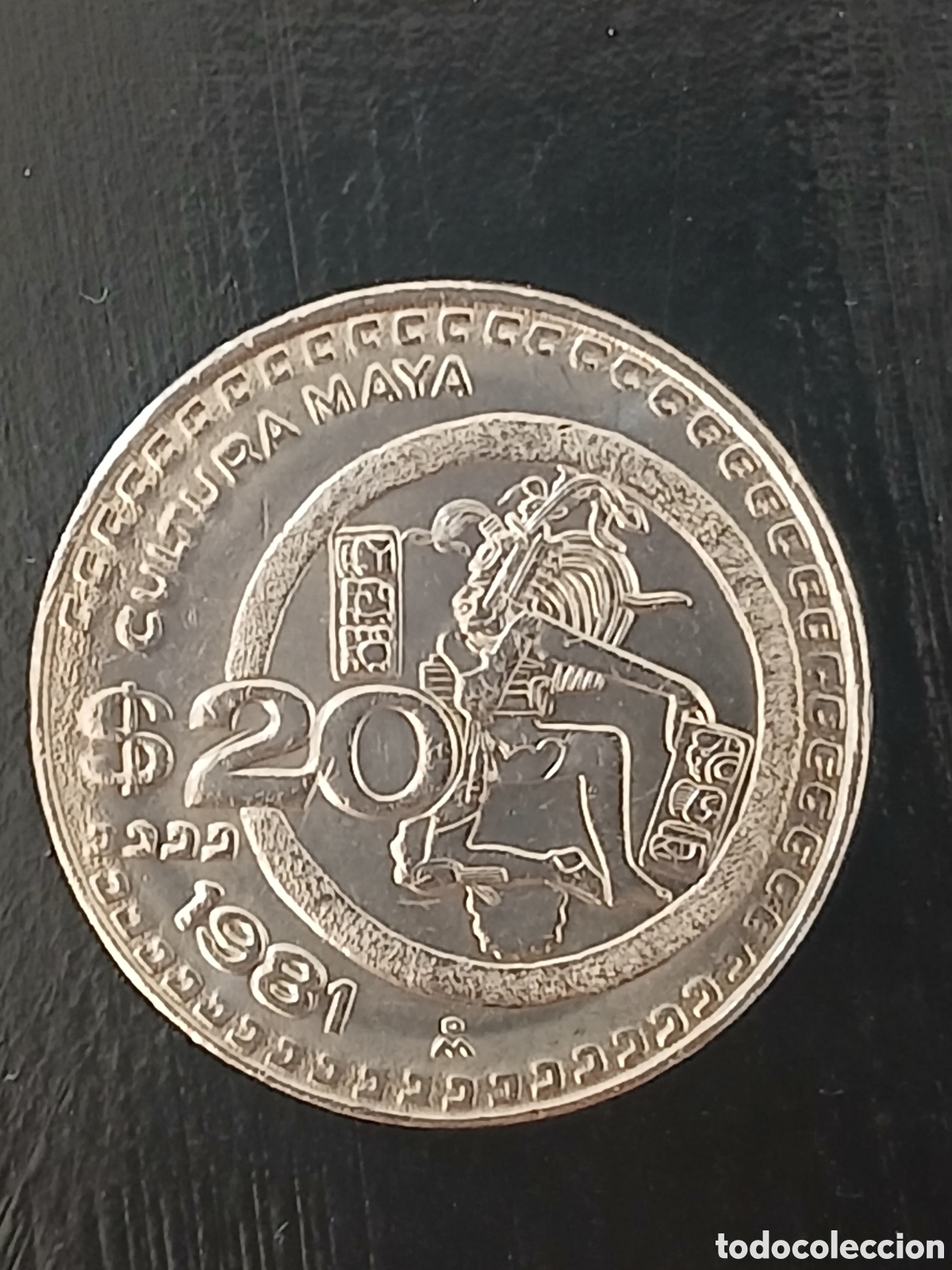 Monedas antiguas de Am&eacute;rica: Mexico 20 Pesos 1981 Cultura Maya