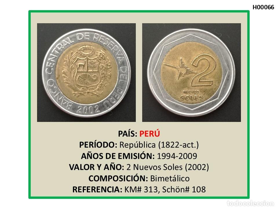 Monedas antiguas de Am&eacute;rica: MONEDA PER&Uacute;. 2 NUEVOS SOLES (2002)