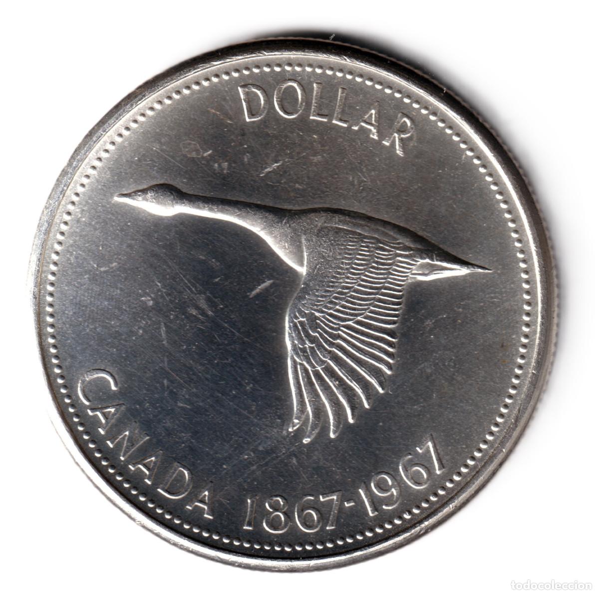 Monedas antiguas de Am&eacute;rica: CANADA 1 dolar 1967 GANSO CANADIENSE - Centenario Confederaci&oacute;n 1867 - 1967