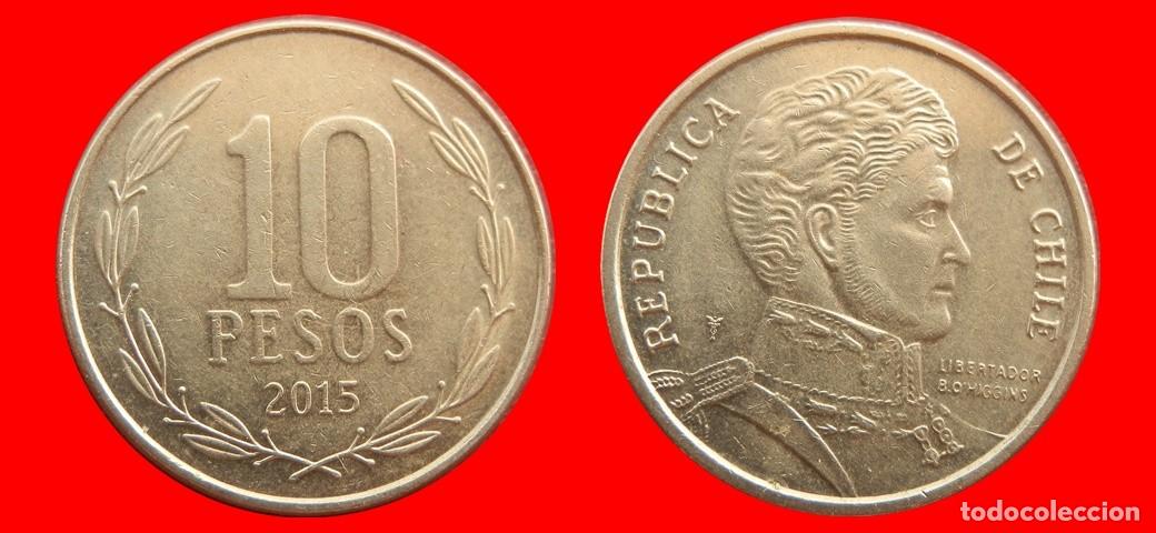 Monedas antiguas de Am&eacute;rica: 10 PESOS 2015 CHILE-153558