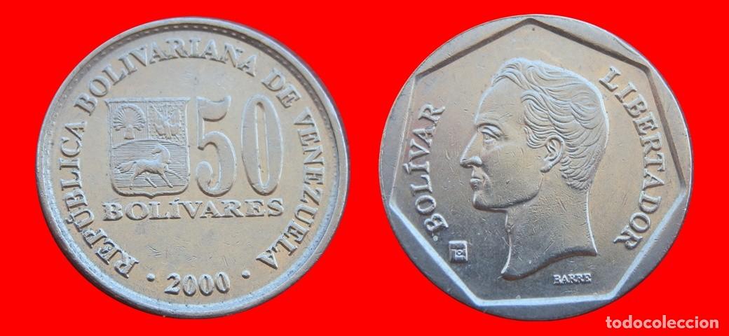 Monedas antiguas de Am&eacute;rica: 50 BOLIVARES 2000 VENEZUELA-153567