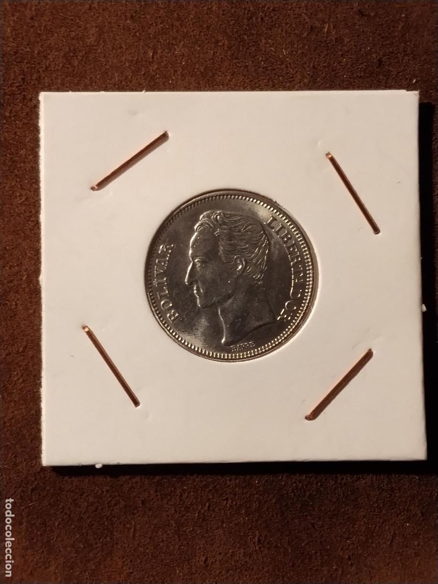 Monete antiche di America: Venezuela &ndash; 1 Bol&iacute;var 1967 &ndash; Escudo nacional