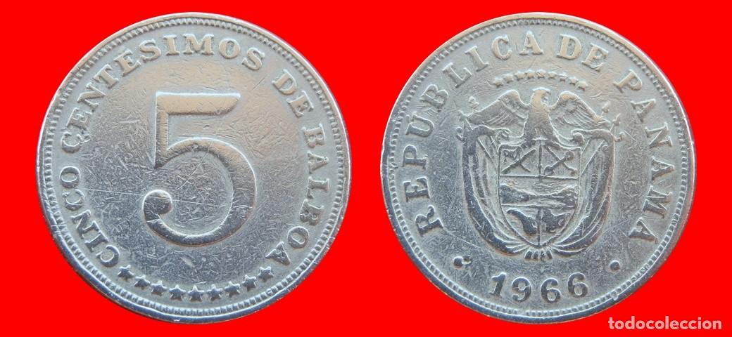 Monedas antiguas de Am&eacute;rica: 5 CENTESIMOS BALBOA 1966 PANAMA-153576