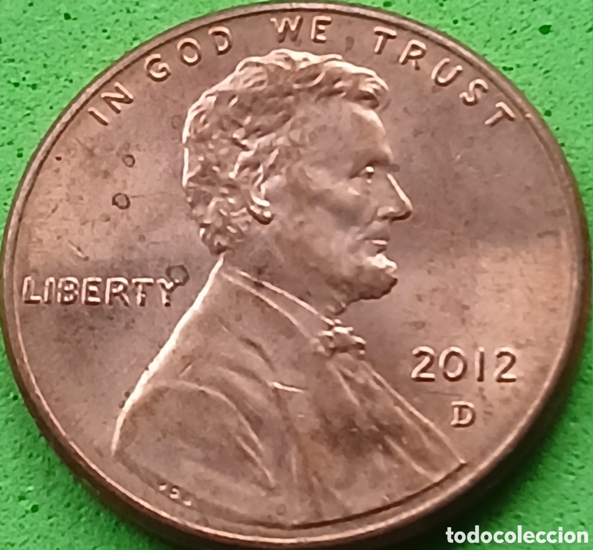 Monedas antiguas de Am&eacute;rica: USA one cent 2012 D km#468