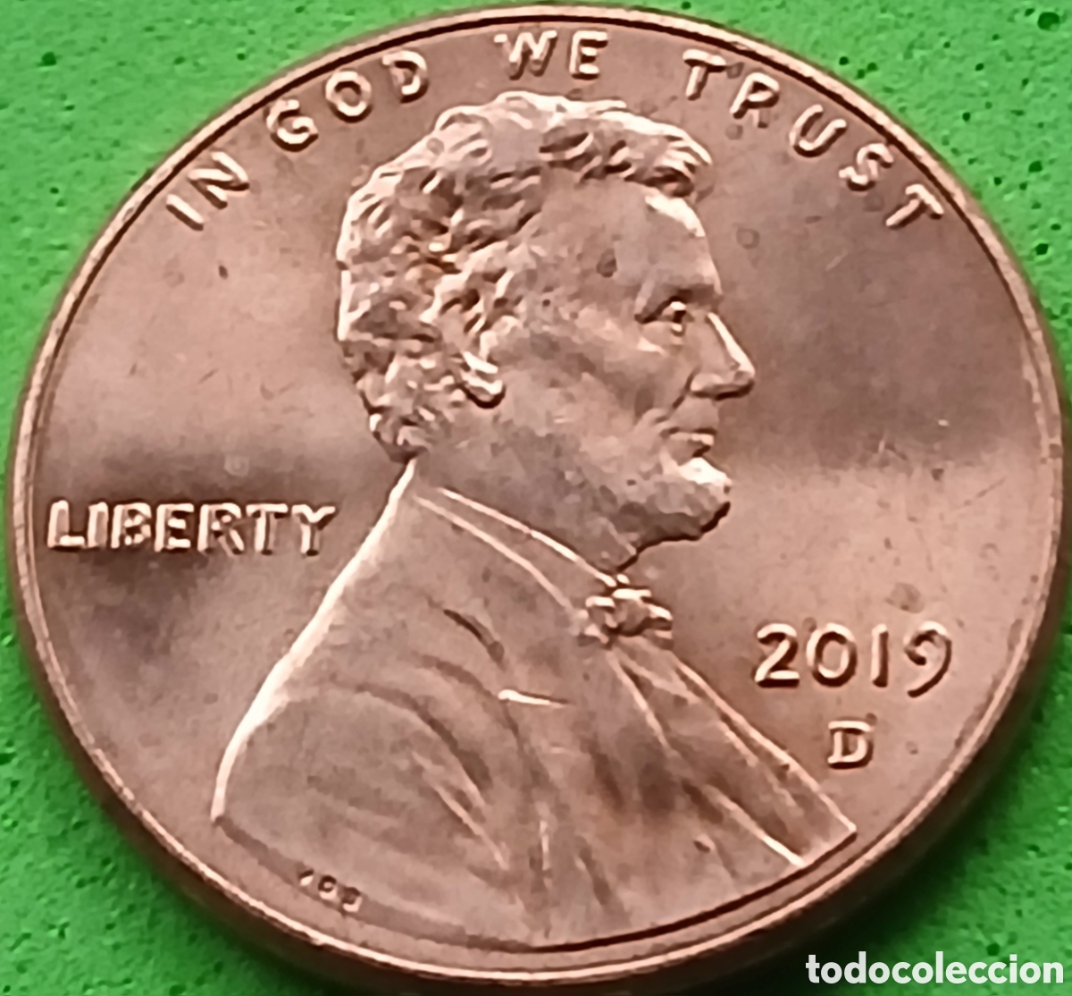 Monedas antiguas de Am&eacute;rica: USA one cent 2019 D km#468