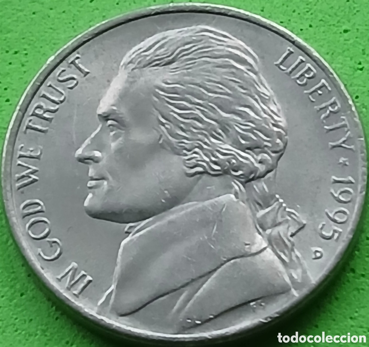 Monedas antiguas de Am&eacute;rica: USA five cents 1995 D km#A192