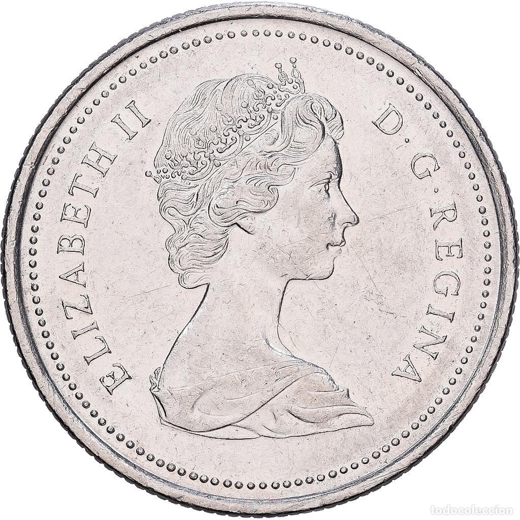 Monedas antiguas de Am&eacute;rica: [#1224738] Canad&aacute;, Elizabeth II, 25 Cents, 1973, Royal Canadian Mint, N&iacute;quel, MBC