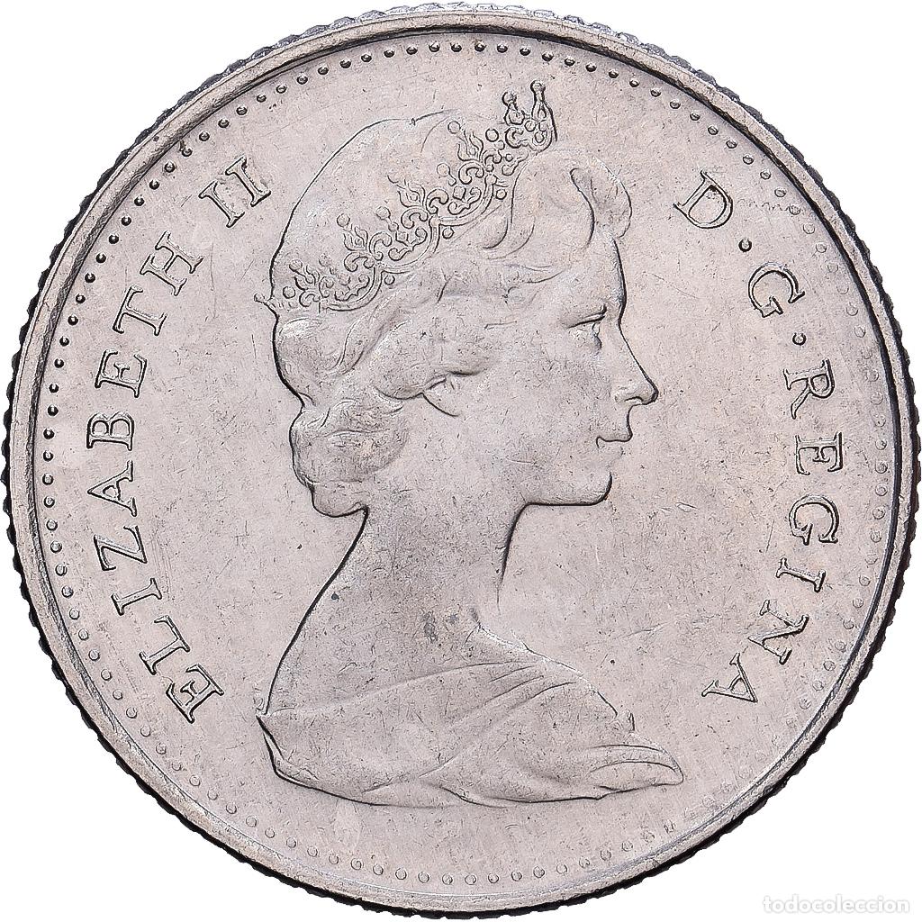 Monedas antiguas de Am&eacute;rica: [#1224739] Canad&aacute;, Elizabeth II, 10 Cents, 1969, Royal Canadian Mint, N&iacute;quel, MBC+