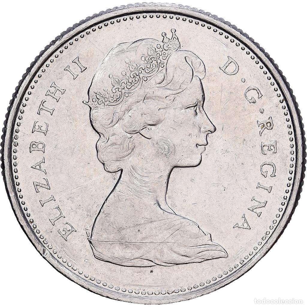 Monedas antiguas de Am&eacute;rica: [#1224745] Canad&aacute;, Elizabeth II, 25 Cents, 1976, Royal Canadian Mint, N&iacute;quel, MBC, KM:62b