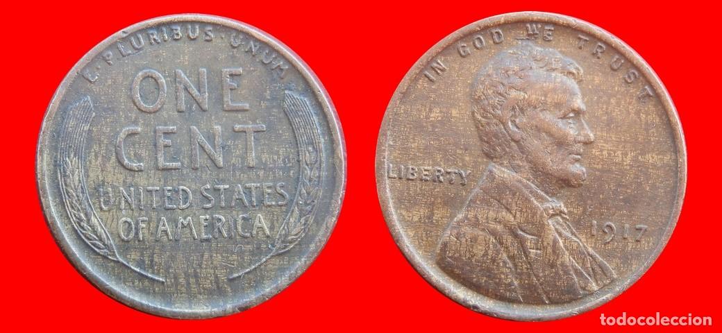 Monedas antiguas de Am&eacute;rica: 1 CENTAVO 1917 USA-153588