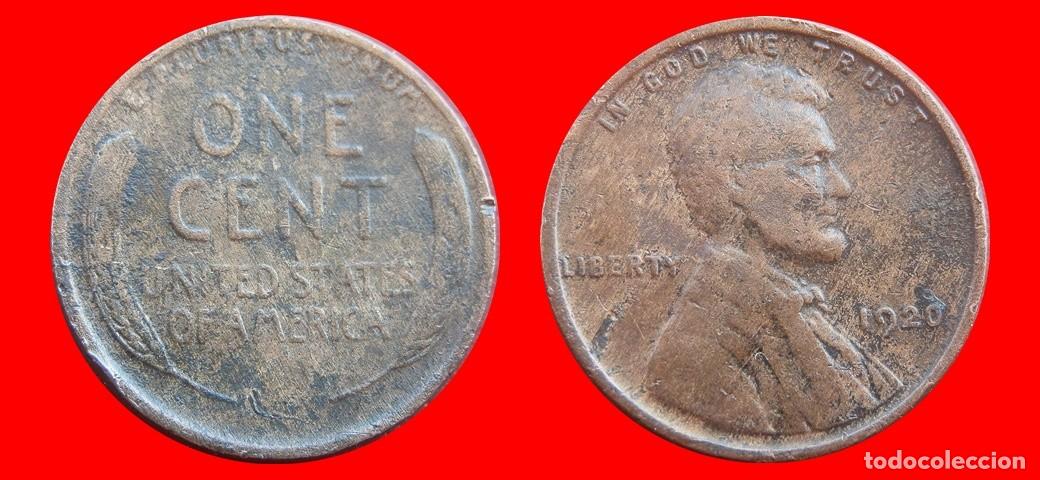 Monedas antiguas de Am&eacute;rica: 1 CENTAVO 1920 USA-153590