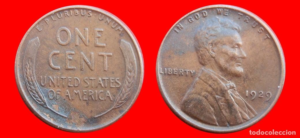 Monedas antiguas de Am&eacute;rica: 1 CENTAVO 1929 USA-153593