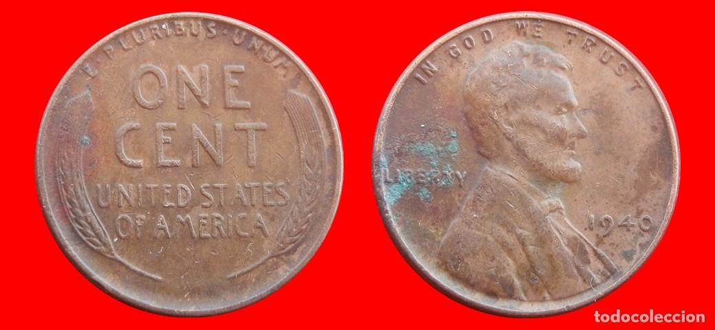Monedas antiguas de Am&eacute;rica: 1 CENTAVO 1940 USA-153599