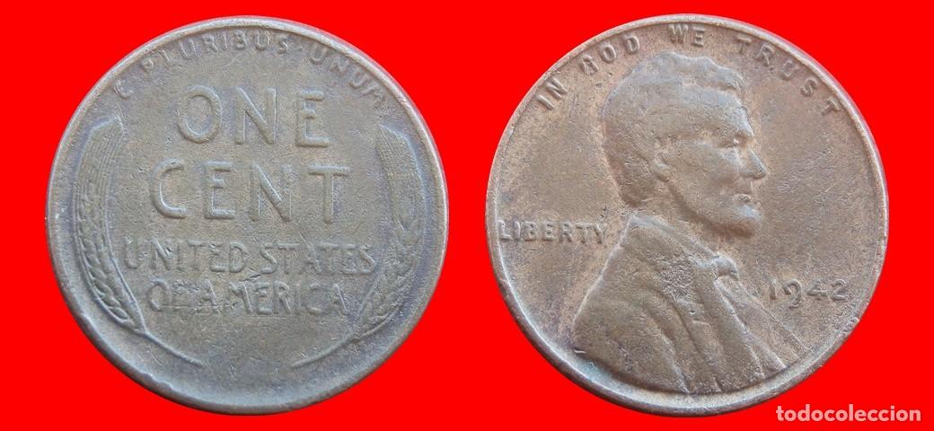 Monedas antiguas de Am&eacute;rica: 1 CENTAVO 1942 USA-153601