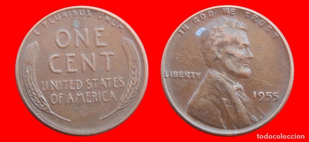 Monedas antiguas de Am&eacute;rica: 1 CENTAVO 1955 USA-153611