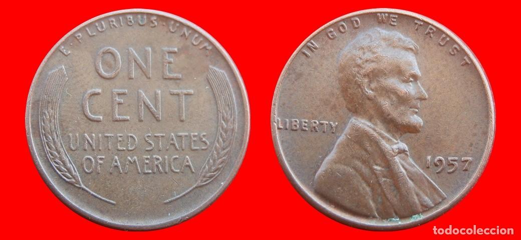 Monedas antiguas de Am&eacute;rica: 1 CENTAVO 1957 USA-153613