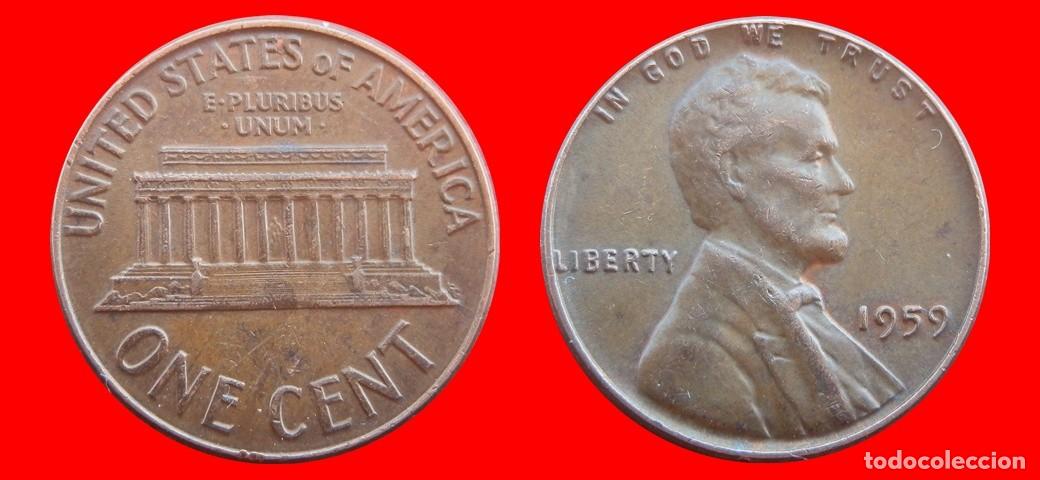 Monedas antiguas de Am&eacute;rica: 1 CENTAVO 1959 USA-153614