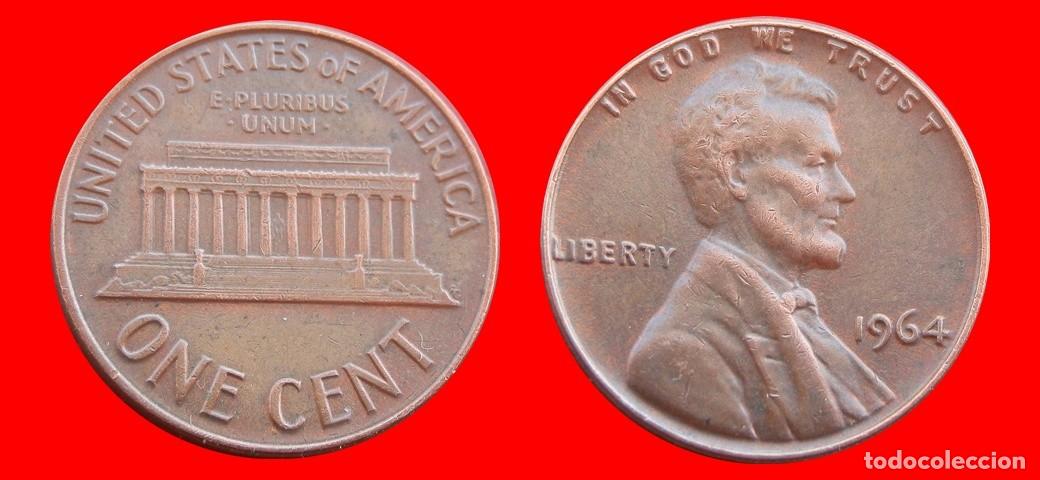 Monedas antiguas de Am&eacute;rica: 1 CENTAVO 1964 USA-153616