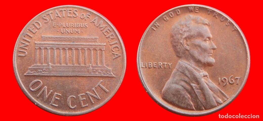 Monedas antiguas de Am&eacute;rica: 1 CENTAVO 1967 USA-153618