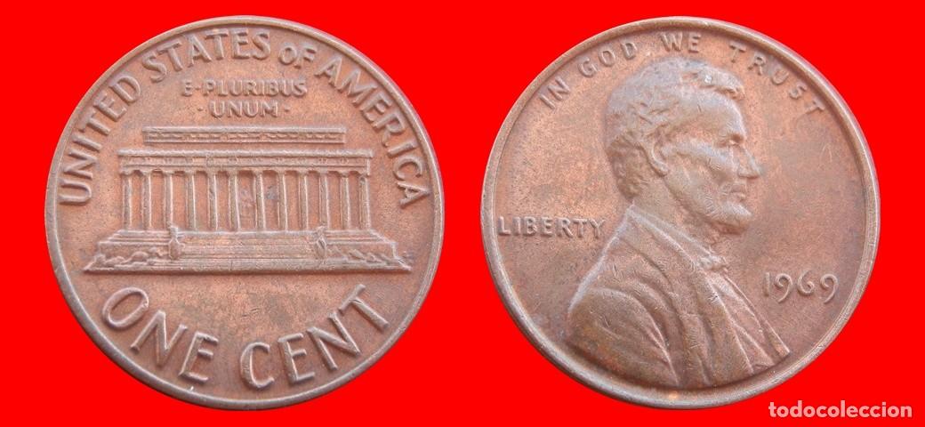 Monedas antiguas de Am&eacute;rica: 1 CENTAVO 1969 USA-153619
